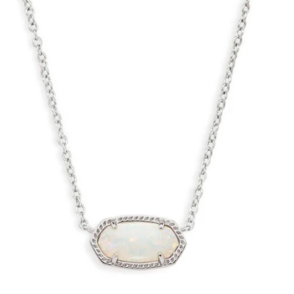 Fairly tarnished Kendra Scott/ white and sliver